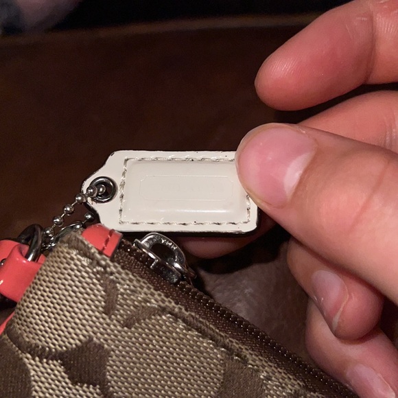 Slightly Damaged Coach Wristlet - Picture 2 of 3